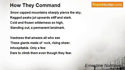Ernestine Northover - How They Command
