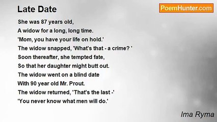 Ima Ryma - Late Date