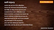 jasmine boston - self-injury