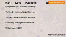 Melvina Germain - (681)     Love     (Acrostic)            No.2