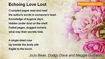 JoJo Bean, Dodgy Dave and Meggie Gultiano - Echoing Love Lost