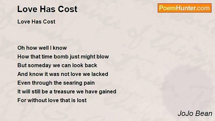 JoJo Bean - Love Has Cost