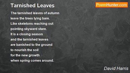 David Harris - Tarnished Leaves