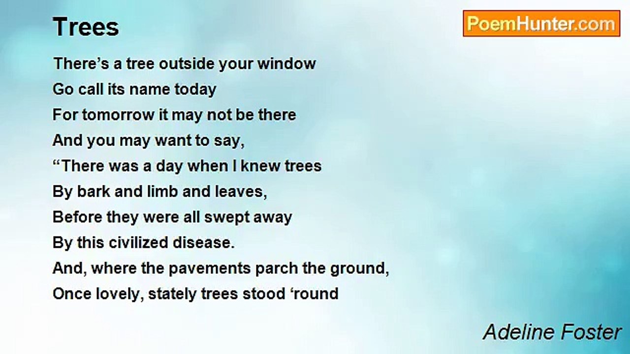 Adeline Foster - Trees