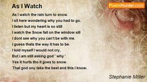 Stephanie MIller - As I Watch