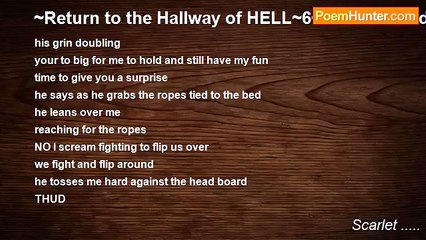Scarlet ..... - ~Return to the Hallway of HELL~6~tables turned