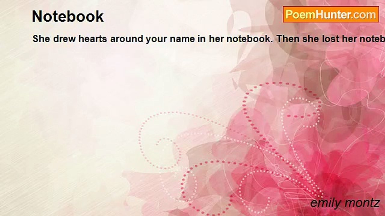 emily montz - Notebook