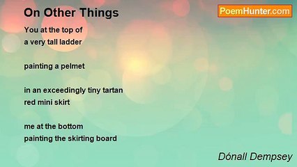 Dónall Dempsey - On Other Things
