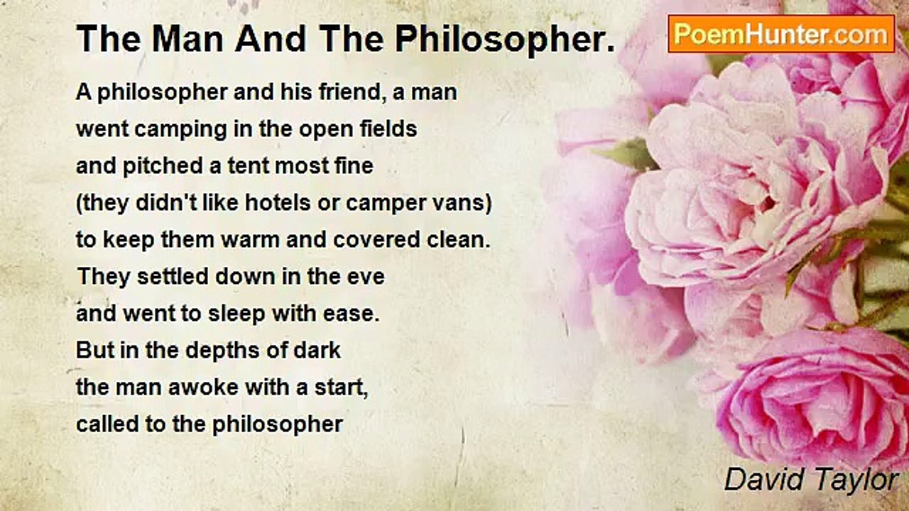 David Taylor - The Man And The Philosopher.