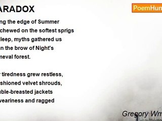 Gregory Wm. Gunn - PARADOX