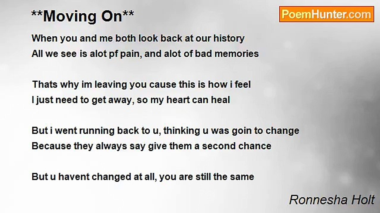 Ronnesha Holt - **Moving On**