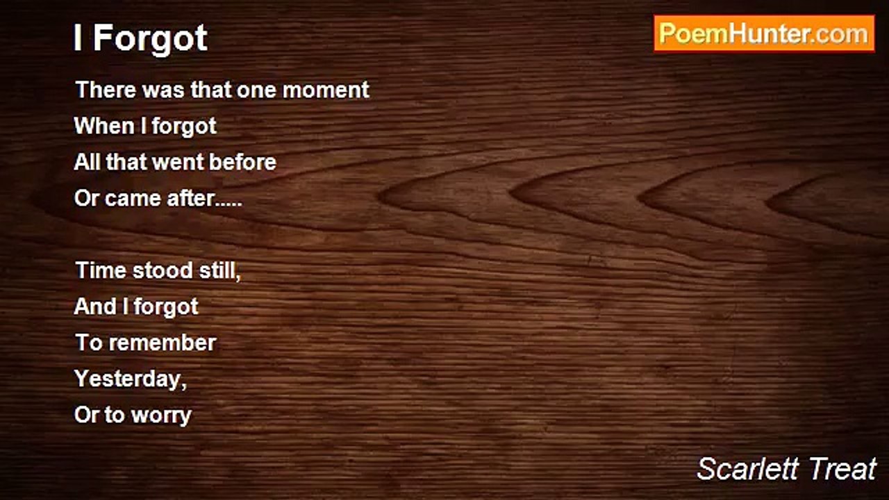 Scarlett Treat - I Forgot