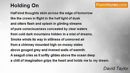 David Taylor - Holding On