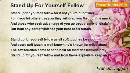 Francis Duggan - Stand Up For Yourself Fellow