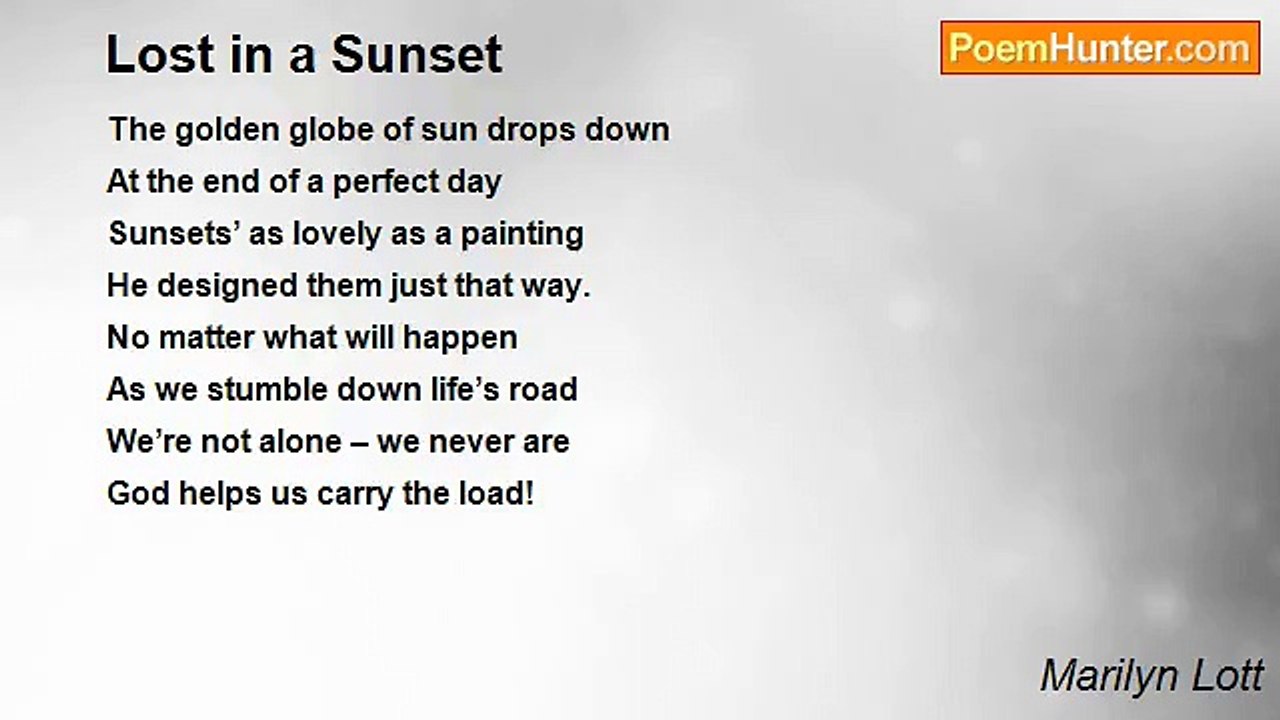 Marilyn Lott - Lost in a Sunset