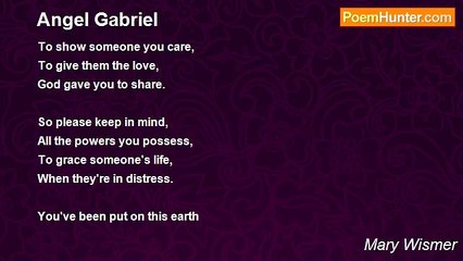Mary Wismer - Angel Gabriel