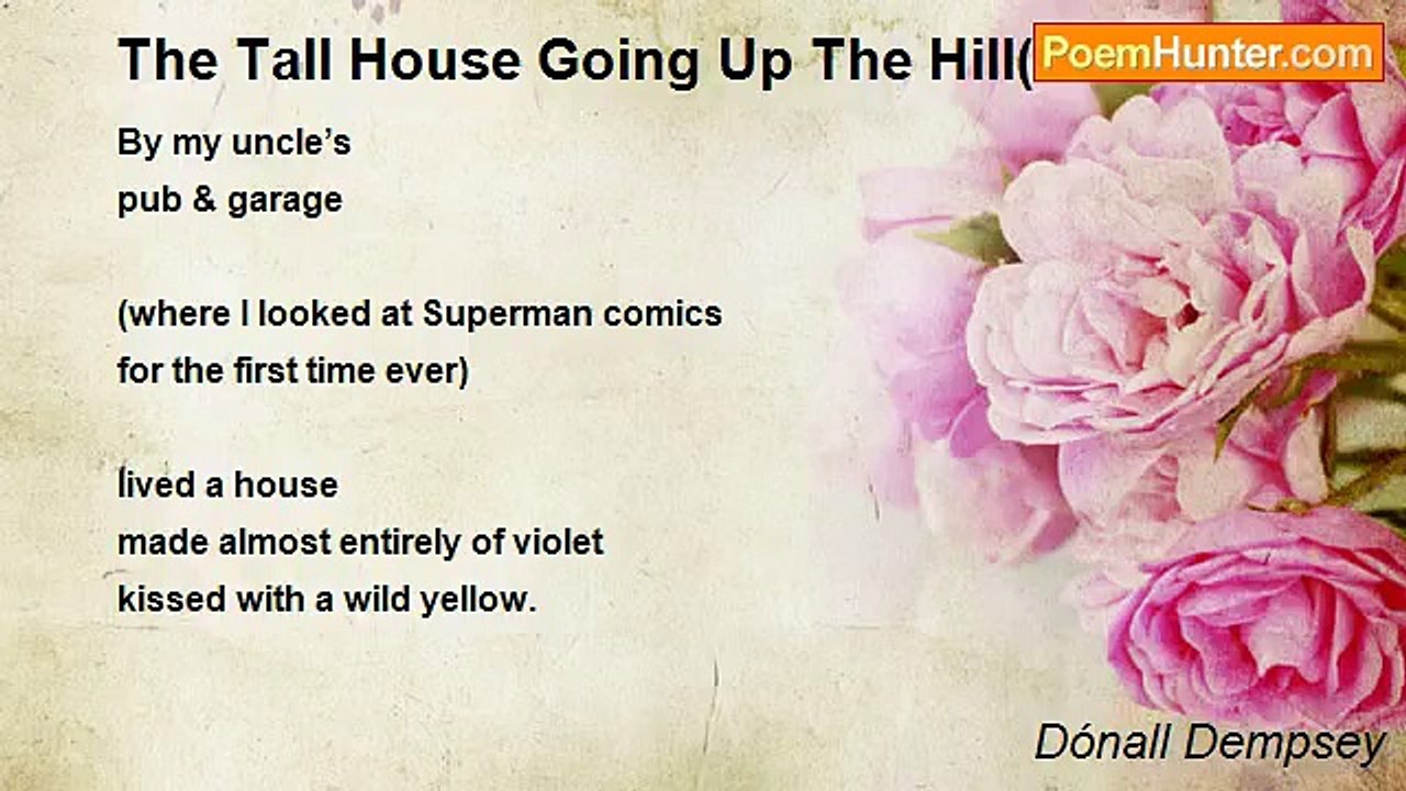 Dónall Dempsey - The Tall House Going Up The Hill(for a Scarlett  woman)