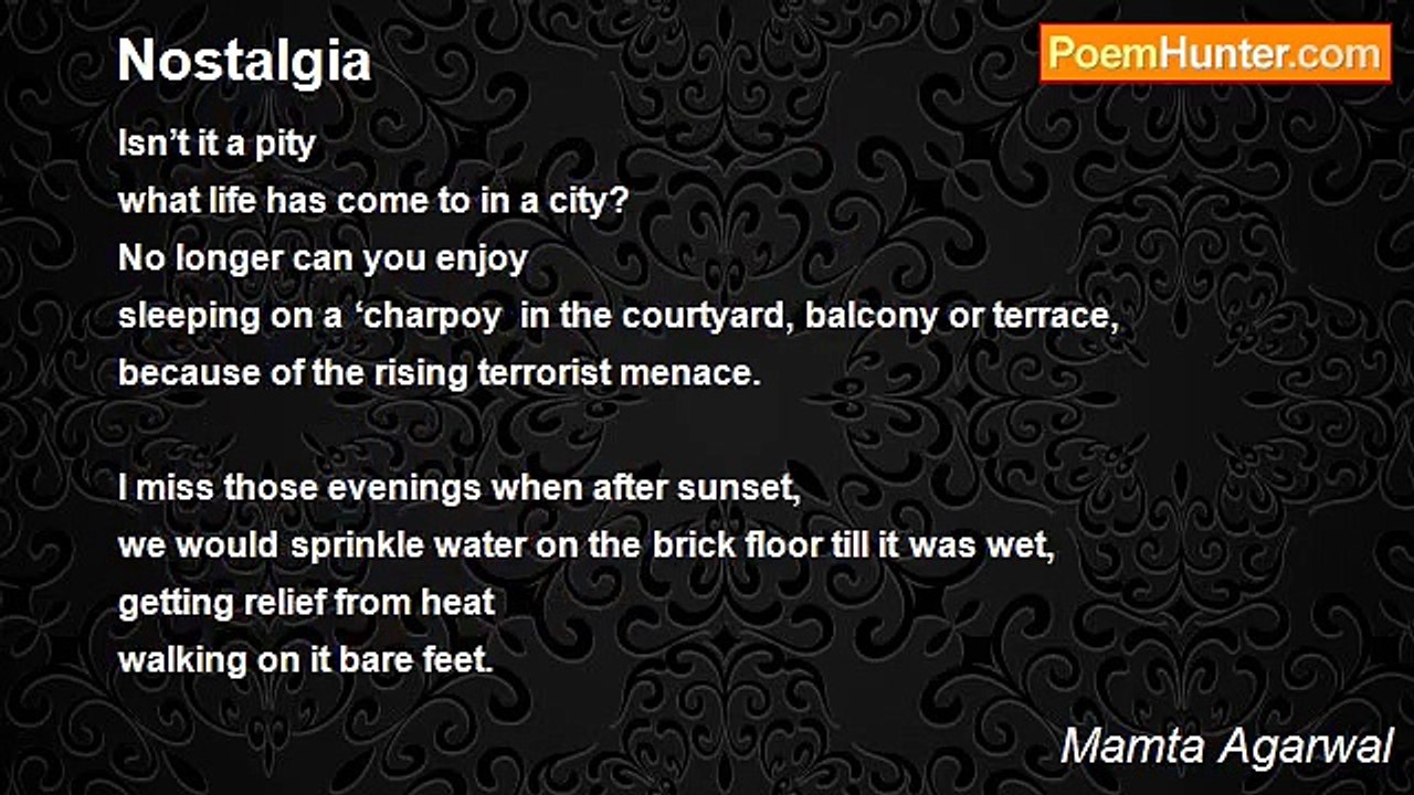 Mamta Agarwal - Nostalgia