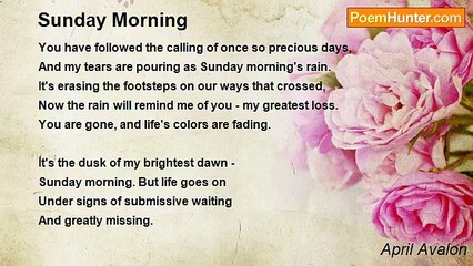 April Avalon - Sunday Morning