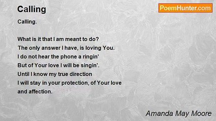 Amanda May Moore - Calling