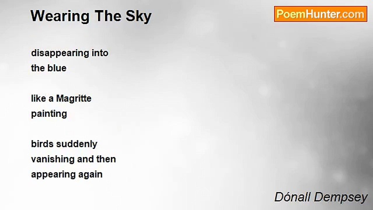 Dónall Dempsey - Wearing The Sky