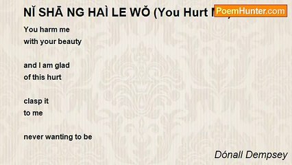 Dónall Dempsey - NĬ SHĀ NG HAÌ LE WǑ (You Hurt Me)