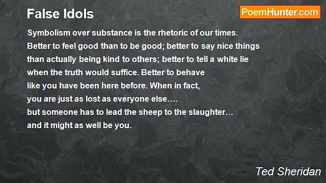 Ted Sheridan - False Idols