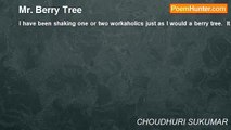 CHOUDHURI SUKUMAR - Mr. Berry Tree