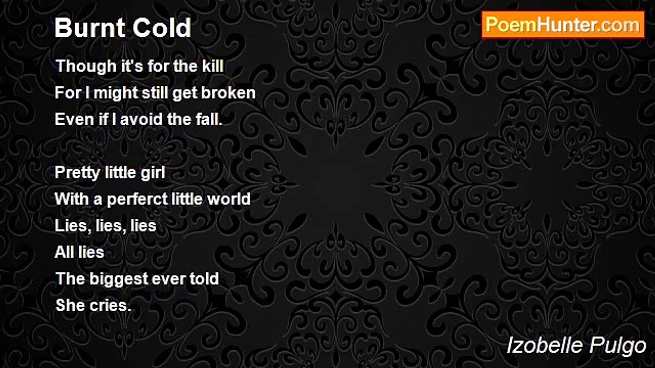 Izobelle Pulgo - Burnt Cold