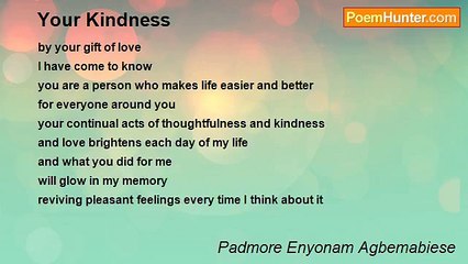 Padmore Enyonam Agbemabiese - Your Kindness
