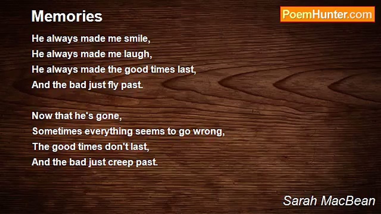 Sarah MacBean - Memories