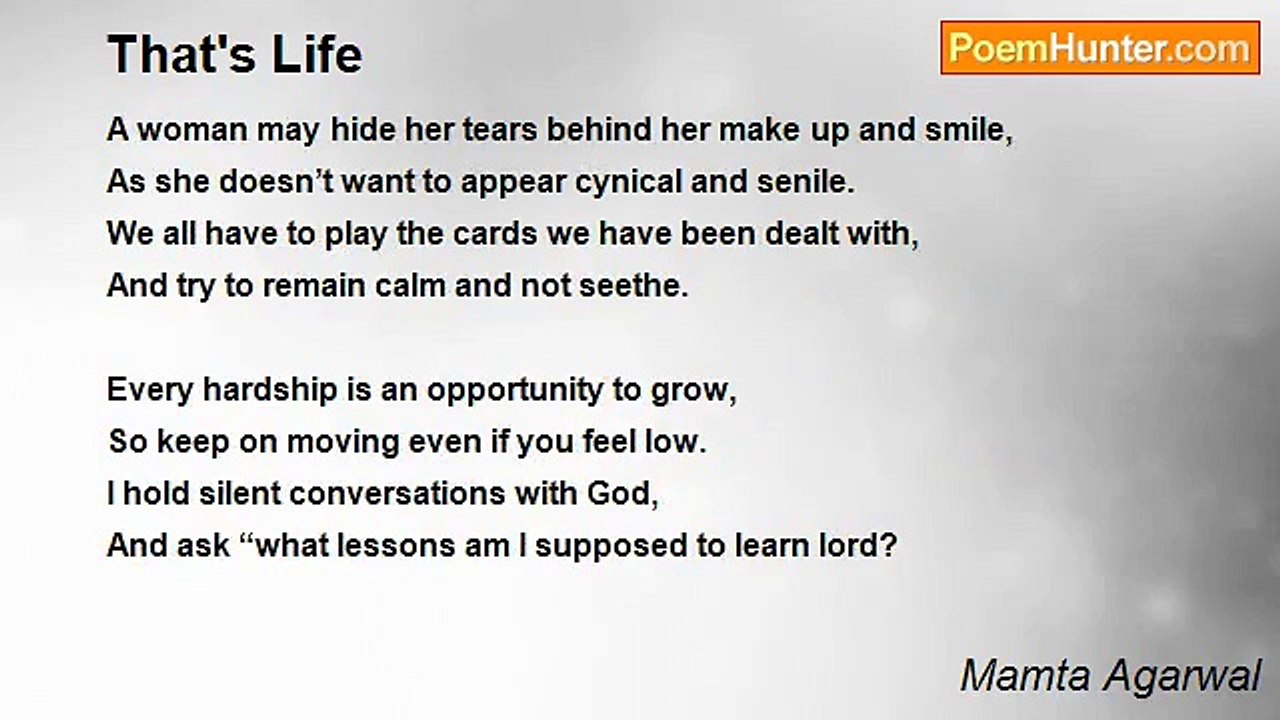 Mamta Agarwal - That's Life