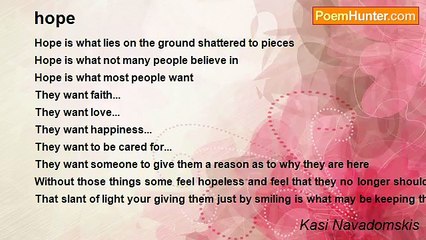 Kasi Navadomskis - hope