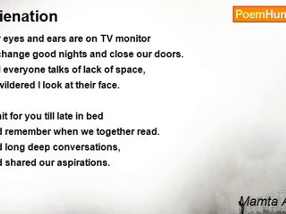 Mamta Agarwal - Alienation
