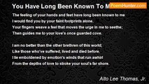 Alto Lee Thomas, Jr. - You Have Long Been Known To Me