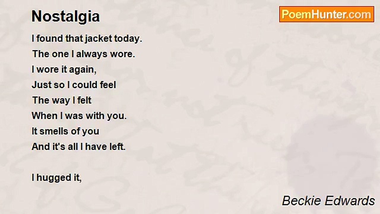 Beckie Edwards - Nostalgia