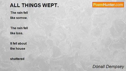 Dónall Dempsey - ALL THINGS WEPT.