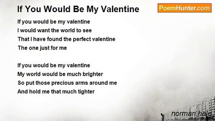 norman hale - If You Would Be My Valentine