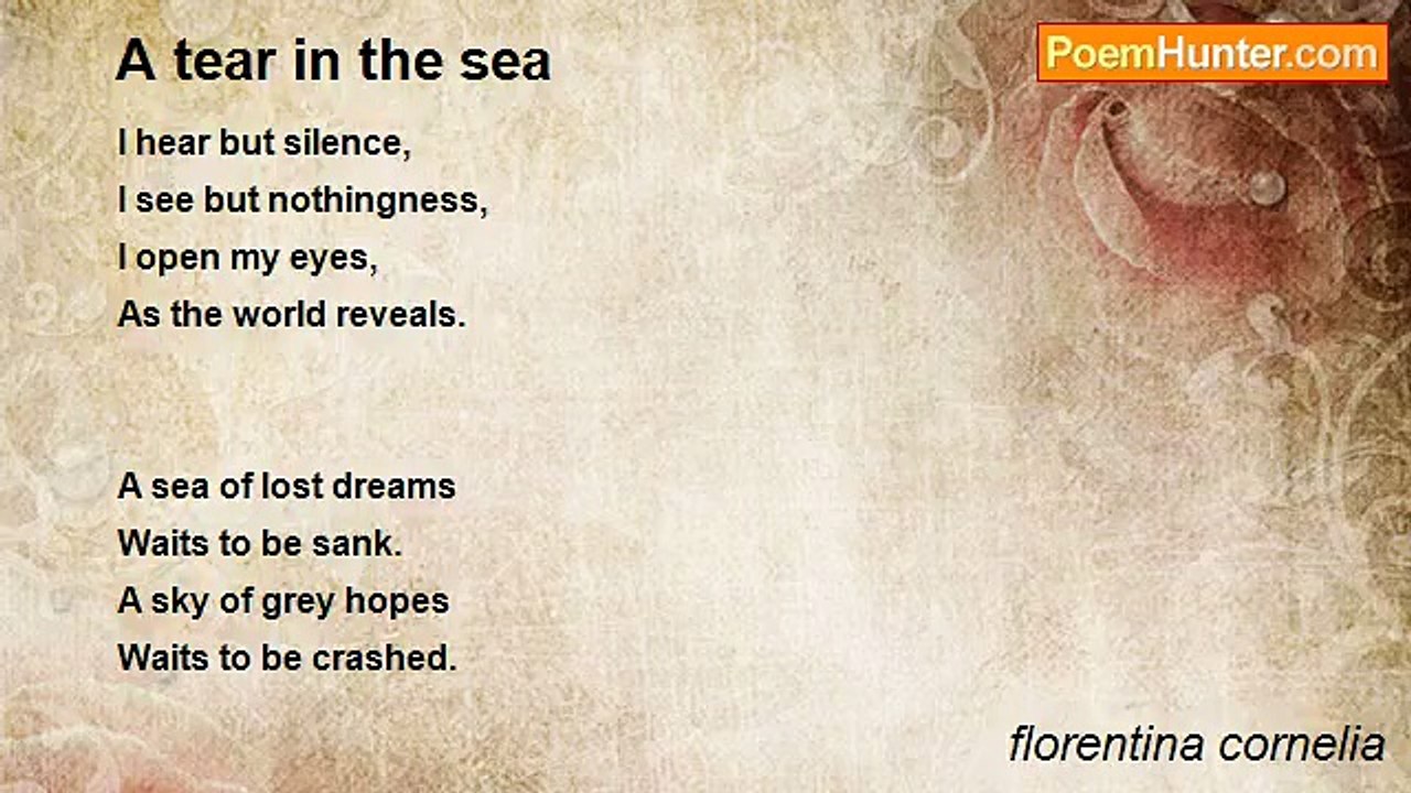 florentina cornelia - A tear in the sea