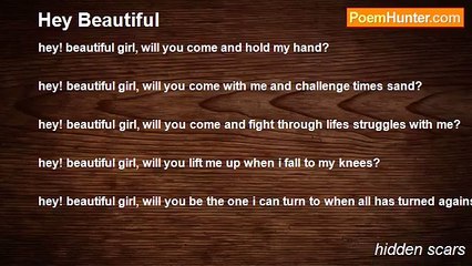 hidden scars - Hey Beautiful