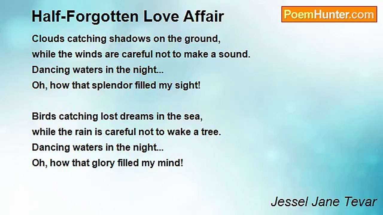 Jessel Jane Tevar - Half-Forgotten Love Affair