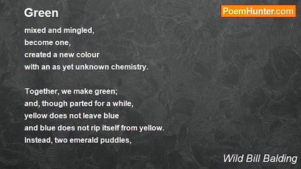 Wild Bill Balding - Green