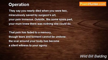 Wild Bill Balding - Operation