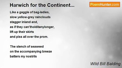 Wild Bill Balding - Harwich for the Continent...