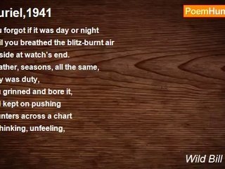 Wild Bill Balding - Muriel,1941