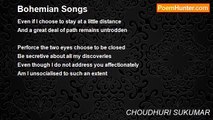 CHOUDHURI SUKUMAR - Bohemian Songs