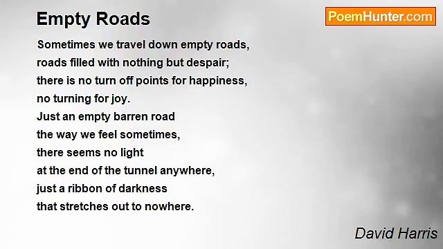 David Harris - Empty Roads