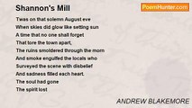 ANDREW BLAKEMORE - Shannon's Mill