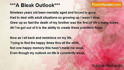 Kaspa Richards - ***A Bleak Outlook***