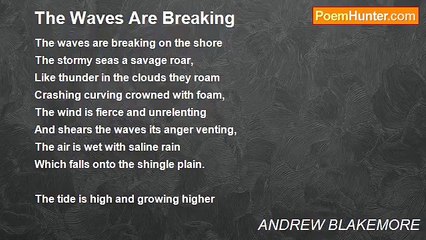 ANDREW BLAKEMORE - The Waves Are Breaking